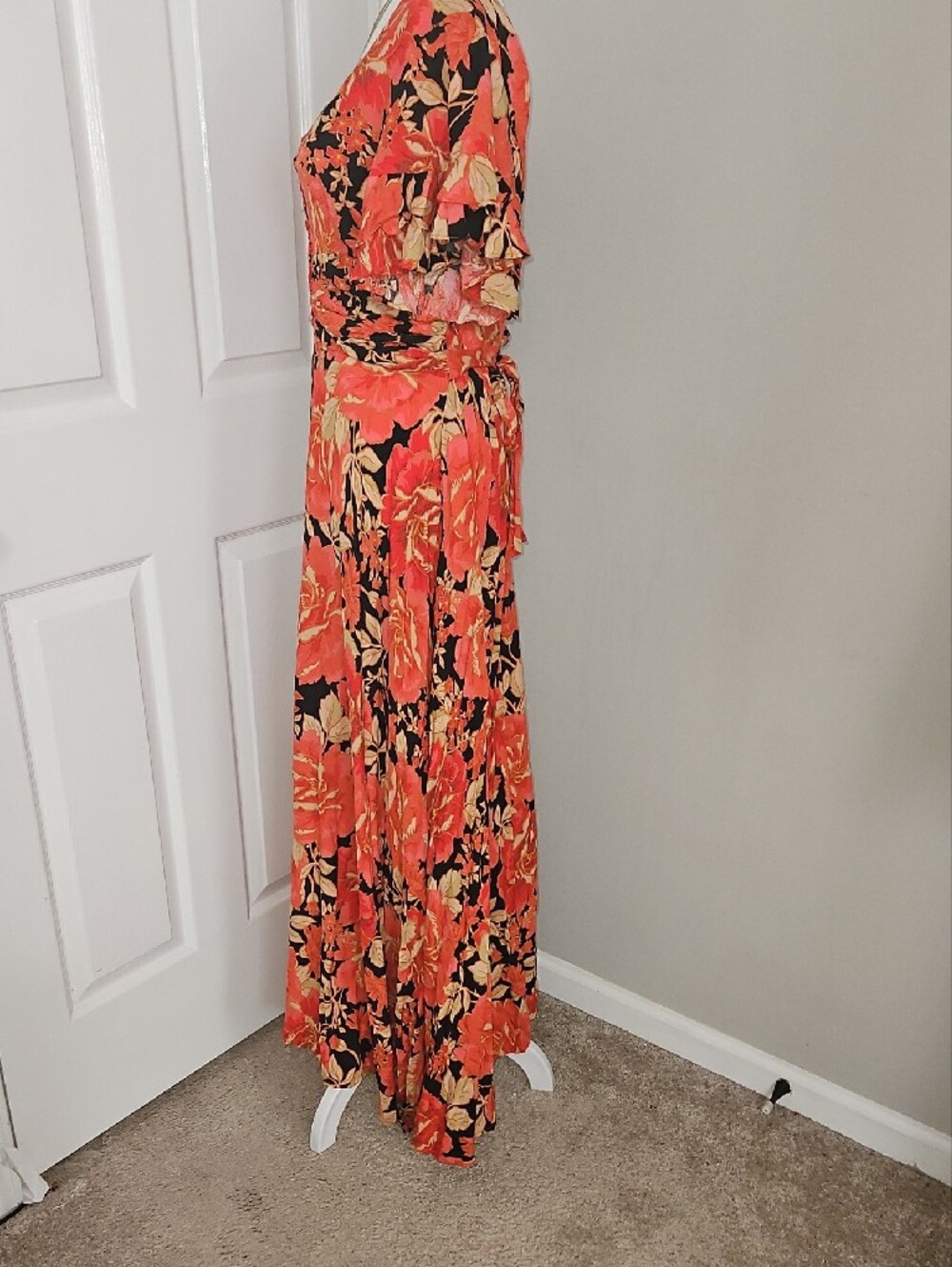 Anthropologie Abel The Label Lola Floral Boho Maxi Dress M (Read) - Picture 8 of 13